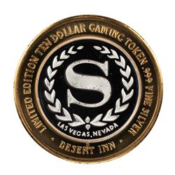 .999 Silver Desert Inn Las Vegas, Nevada $10 Limited Edition Gaming Token