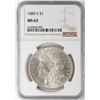 Image 1 : 1880-S $1 Morgan Silver Dollar Coin NGC MS63