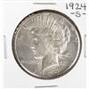 Image 1 : 1924-S $1 Peace Silver Dollar Coin