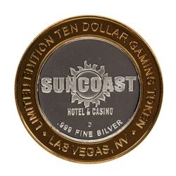 .999 Fine Silver Suncoast Las Vegas, Nevada $10 Limited Edition Gaming Token