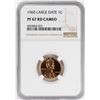 Image 1 : 1960 Large Date Proof Lincoln Memorial Cent Coin NGC PF67RD Cameo