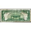 Image 2 : 1929 $5 Citizens NB of Washington, Pennsylvania CH# 3383 National Currency Note