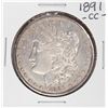 Image 1 : 1891-CC $1 Morgan Silver Dollar Coin