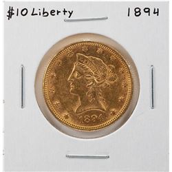 1894 $10 Liberty Head Eagle Gold Coin