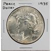 Image 1 : 1935 $1 Peace Silver  Dollar Coin