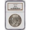 Image 1 : 1922-S $1 Peace Silver Dollar Coin NGC MS62