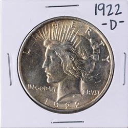1922-D $1 Peace Silver Dollar Coin
