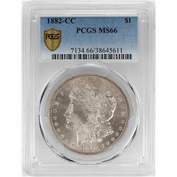 1882-CC $1 Morgan Silver Dollar Coin PCGS MS66