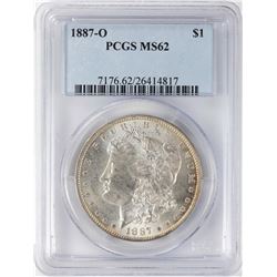 1887-O $1 Morgan Silver Dollar Coin PCGS MS62