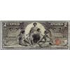 Image 1 : 1896 $2 Educational Silver Certificate Note