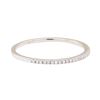 Image 1 : 14KT White Gold 0.13 ctw Diamond Band