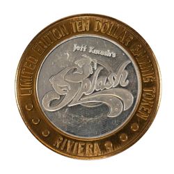 .999 Silver Riviera Hotel and Casino $10 Casino Limited Edition Gaming Token