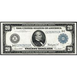 1914 $20 Federal Reserve Note Philadelphia