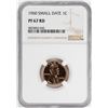 Image 1 : 1960 Small Date Proof Lincoln Memorial Cent Coin NGC PF67RD