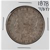 Image 1 : 1878 7/8TF $1 Morgan Silver Dollar Coin