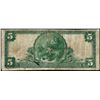 Image 2 : 1902PB $5 Washington NB Washington, Kansas CH# 3167 National Currency Note