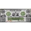 Image 1 : 1864 $10 State Bank at New Brunswick Obsolete Note