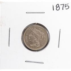 1875 Three Cent Nickel Coin