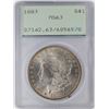 Image 1 : 1883 $1 Morgan Silver Dollar Coin PCGS MS63 Old Green Rattler