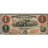 Image 1 : 1859 $1 Merchants and Planters Bank Savannah, Georgia Obsolete Note