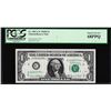 Image 1 : 1969D $1 Federal Reserve STAR Note Fr.1907-C* PCGS Superb Gem New 68PPQ Fancy Serial
