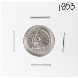 1853 Seated Liberty Half Dime Coin