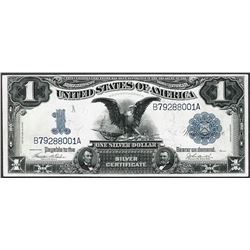 1899 $1 Black Eagle Silver Certificate Note
