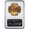 Image 2 : 1920 $20 St. Gaudens Double Eagle Gold Coin NGC MS62 CAC