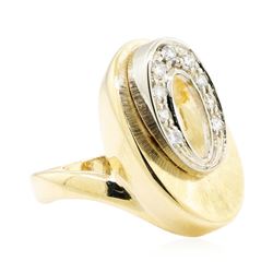 14KT Yellow Gold 0.30 ctw Diamond Ring