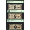 Image 1 : 1929 $5/10/20 Citizens NB Washington, PA CH# 3383 National Currency Notes PCGS F15