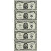 Image 1 : Lot of (5) Consecutive 1953B $5 Silver Certificate Notes Gem Uncirculated