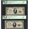 Image 1 : Lot of 1929 $10/20 NB of Washington, PA CH# 9901 National Currency Notes PCGS VF25