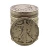Image 1 : Roll of (20) Assorted Date 1929 and Earlier Walking Liberty Half Dollar Coins