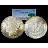 Image 1 : 1882-S $1 Morgan Silver Dollar Coin PCGS MS67+ CAC Amazing Toning