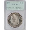 Image 1 : 1898 $1 Morgan Silver Dollar Coin PCGS MS63 PL Old Green Rattler