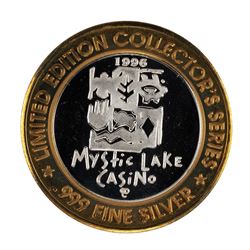 .999 Silver Mystic Lake Casino $10 Limited Edition Gaming Token
