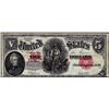 Image 1 : 1907 $5 Woodchopper Legal Tender Note