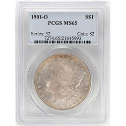 1901-O $1 Morgan Silver Dollar Coin PCGS MS65