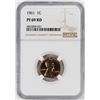 Image 1 : 1961 Proof Lincoln Memorial Cent Coin NGC PF69RD