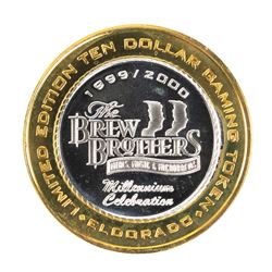 .999 Fine Silver Eldorado Reno, Nevada $10 Limited Edition Gaming Token
