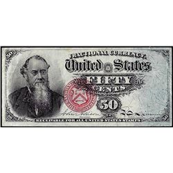 March 3, 1863 Fourth Issue 50 Cent Fractional Currency Note