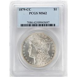 1879-CC $1 Morgan Silver Dollar Coin PCGS MS62