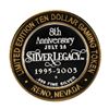 Image 2 : .999 Fine Silver Silver Legacy Reno, Nevada $10 Limited Edition Gaming Token