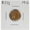 Image 1 : 1912 $2 1/2 Indian Head Quarter Eagle Gold Coin