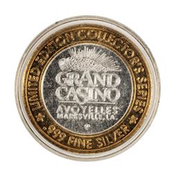 .999 Fine Silver Grand Casino $10 Limited Edition Gaming Token