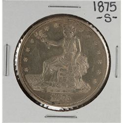 1875-S $1 Trade Silver Dollar Coin