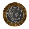 Image 1 : .999 Fine Silver Mystic Lake Casino $10 Limited Edition Gaming Token