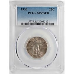 1930 Standing Liberty Quarter Coin PCGS MS65FH