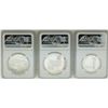 Image 2 : Lot of (3) 1967/1980 Israel Commemorative Silver Coins NGC MS67/PF67/PF68 Ultra Cameo