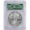 Image 1 : 2003 $1 American Silver Eagle Coin ICG MS70